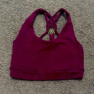 Maroon crop top
